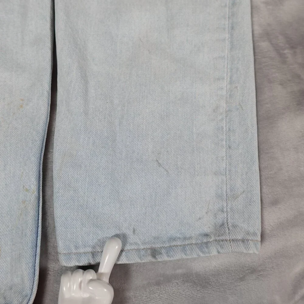 Vintage Levis 550 Relaxed Tapered Leg Jeans Mens 36x36 (Fits 34x35) Flaws READ! - Picture 11 of 16